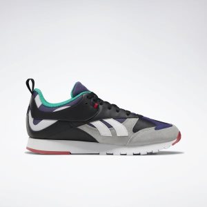 Adidasy Męskie Reebok Classic Leather RC 1.0 Czarne/Szare PL 14DPJWM